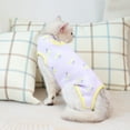 thumbnail image 3 of Pet Surgery Recovery Suit Cute Pattern Prevent Bite/Lick Milk Fiber Fabric Thicken Pet Dog Cat Neutering Suit for Home, 3 of 8