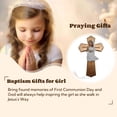 thumbnail image 4 of Baptism Gifts for Girl - 7.8 Inch Gold Praying Baby Wall Cross, Religious Baby Gifts for Boys, Girls, Kids, Christening, First Holy Communion, Baby Shower, Birthday, Catholic Gift, 4 of 8