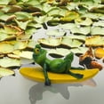 thumbnail image 3 of Cateissary Mini decoración de estanque de ranas de fantasía para el jardín con estas ranas de resina decoración de estanque flotante Jardín y Patio tipo+2, 3 of 6