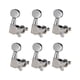 thumbnail image 1 of Afinador de cuerdas Clavijas de afinación de cuerdas de guitarra Clavijas de afinación Clavijas de afinación selladas Claves de afinación Botón ovalado 6 Derecha para guitarra eléctrica o acústica Pla Tomshoo Afinador de cuerdas, 1 of 6