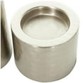 thumbnail image 6 of CosmoLiving by Cosmopolitan 3 Candle Silver Metal Handmade Pillar Candle Holder, Set of 3, 6 of 11