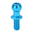 thumbnail image 5 of 10pcs Rc Aluminum Alloy Ball Head Link Track Rod Ball Head Screw Link Rod Shock Absorber End Compatible With Tt01 Tt02 Rc Car(blue), 5 of 5