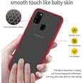 thumbnail image 3 of Case for Samsung Galaxy M21/ M30S Thin Shockproof Phone Case PC Back TPU Bumper [Protect from Fingerprint/Shock/Scratch/Slip] Translucent Matte Phone Cover for Samsung Galaxy M21/M30S-Red, 3 of 7