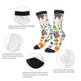 thumbnail image 3 of Uemuo Animals Printed Kids Boys Socks Seamless Crew Socks Crazy Funny Athletic Sport Socks for Children, 3 of 6