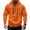 Orange#8, variant on Tactical Pullover for Men Quarter Zip Big and Tall Hoodies Winter Drawstring Long Sleeve Workout Hoodie Fall Multiple Pockets Cargo Zip Up Hoody Orange 5XL