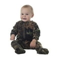 thumbnail image 2 of TrailCrest Infant Camo One Piece Footed Fleece Crawler, Pink & Camo, 0-3 Months, 2 of 4