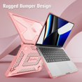 thumbnail image 4 of Case FINTIE for MacBook Pro 14-inch A3426/A3427/A3434 Rose Gold, 4 of 8