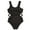 B-Black, variant on Girls Swimsuit 1 PC Swimsuit Swim Suit for Teen Girls 7-8 Years