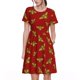 thumbnail image 1 of Balery Hohey Bee Golden Vestidos sueltos de manga corta para mujer, vestidos de verano 2025, vestidos casuales de corte A con vuelo., 1 of 6