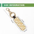 thumbnail image 3 of Wukai Shiba Inu Sunflower Print Leather Car Keychain, Universal Key Fob Keychain, Leather Key Chain Holder for Men and Women,360 Degree Rotatable, 3 of 5