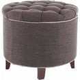 thumbnail image 4 of Safavieh Amelia Contemporary Glam Tufted Storage Ottoman, 4 of 7