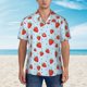 thumbnail image 2 of Balery Strawberry Camisas hawaianas de manga corta para hombre, camisas playeras de corte holgado, camisas de vacaciones con botones,X-Large, 2 of 7