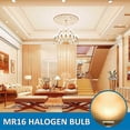 thumbnail image 3 of Halogen Bulb GU5.3 50W 12V, 800lm Warm White 2700K Dimmable, Halogen Spotlight Bulb MR16, pack of 6, 3 of 5