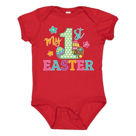 

Inktastic My 1st Easter Gift Baby Boy or Baby Girl Bodysuit