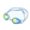 Blue Mirrored2, variant on Adoretex Circuit Rainbow Mirrored Swim Goggles(GN7407RM) - Aqua