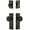 Timeless Bronze, variant on Grandeur 802263 Fifth Avenue Solid Brass Single Cylinder Keyed Entry Knobset And Deadbolt