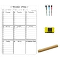 thumbnail image 2 of DEBGFS Erasable Calendar for Fridge Magnetic Whiteboard Calendars Monthly/Weekly Planner Weekly Organizer Daily Notepad  D,d, 2 of 2
