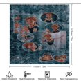 thumbnail image 2 of Juego de 4 cortinas de ducha Anna con alfombrillas antideslizantes, tapa de inodoro y alfombrilla de baño, cortina de ducha impermeable con decoración de dibujos animados para baño con 12 ganchos, 72, 2 of 8