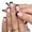 B, variant on 24PCS Short Oval Press On Nails with Strawberry & Flower Design, Nude Pink Glossy Fake Nails, Comfortable Natural Fit False Nails for Women, Cute Summer Daily Manicure, Salon & Home Use