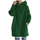 thumbnail image 2 of Pntutb Sudadera con capucha de color sólido para mujer Sudaderas de manga larga con cremallera Abrigo largo Tops con bolsillos Liquidación Pntutb Pntutb-4134, 2 of 7