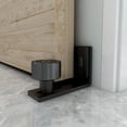 thumbnail image 1 of Ccjh Guía De Piso Para Puerta Corrediza De Granero Guía De Rodillos Dobles Inferiores Ajustables Montadas En La Pared (Negro 1 Unidad), 1 of 8