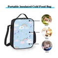 thumbnail image 5 of Cinnamoroll Lunch Bag Unisex Lunch Box, Reusable Lunch Tote Meal Prep Container Portable Leakproof Insulated Cooler Bag Food Tote for Work Office Picnic Beach Travel, 5 of 5