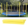 thumbnail image 5 of 12PCS Trampoline Pole Foam Sleeves, 34.6*1.75" Waterproof Protective Padding for Indoor & Outdoor Trampoline Safety, Yellow PE Foam Replacement Covers for Spring and Enclosure Poles (12 Pieces), 5 of 9