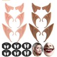 thumbnail image 1 of Paquete de 12 colmillos de dientes de vampiro, orejas de elfo para accesorios de disfraz de Cosplay, recuerdos de fiesta de Halloween, 1 of 3
