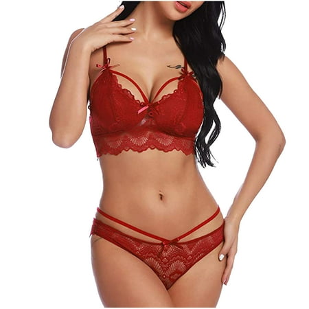 

Simplmasygenix Women s Lingerie Lace Sexy Clearance Women Elegant Fashion Sexy Lingerie Lace Gauze Underwear Bodysuit Suit