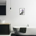 thumbnail image 4 of Stupell Industries Parrot With Toothbrush Funny Bird Animals & Insects Painting Black Framed Art Print Wall Art, 4 of 5