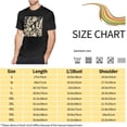 thumbnail image 4 of Jean Michel Basquiat Men's T Shirt Cotton Tee Basic Short Sleeve Crewneck Shirt Tops Black, 4 of 5