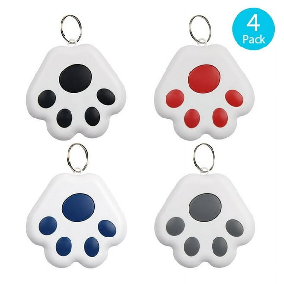 4 Pcs GPS Tracker for Dogs Kids GPS Tracker Key Finders Cute Pet Locator Portabl