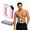 Pink, variant on Fascia Ring Massager with Adjustable Strap, Deep Tissue Vibration Muscle Massager for Belly, Back, Shoulder, Leg, 5 Modes 3 Intensity Levels, Hands-Free Full Body Massage Belt, PINK