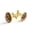 Color 4, variant on Men's Classic Stainless Steel, Dinosaurs on Wooden Board Cufflinks Business Wedding Shirts, Golden
