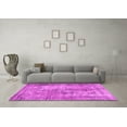 thumbnail image 3 of Ahgly Company Indoor Square Persian Pink Traditional Area Rugs, 6' Square, 3 of 4