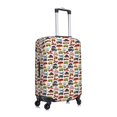 thumbnail image 3 of Balery Luggage Cover Transport Print Suitcase Covers for Luggage Elastic Washable Suitcase Protector Fits 18-32 Inch Luggage-Large, 3 of 9