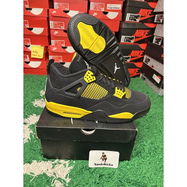 Ni - ke Air Jordan 4 Retro Thunder 2023 Men DH6927-017 IN HANDS SHIPS NOW