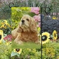 thumbnail image 2 of English Cocker Spaniel Dog Flower Decorative Double Sided House Flag 28 x 40 inch, 2 of 2