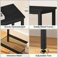 thumbnail image 5 of 29.5" Narrow Console Table, Small Entryway Table with Shelf, 2 Tier Thin Sofa Table, Behind Couch Table, Side Table, for Hallway, Living Room, Bedroom, Black BB74XG01, 5 of 9