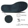thumbnail image 5 of Women's Arch Support Diabetic Slippers Memory Foam House Shoes Orthotic Heel Cup Arthritis Edema Slippers with Adjustable Strap, Black 8/9, 5 of 6