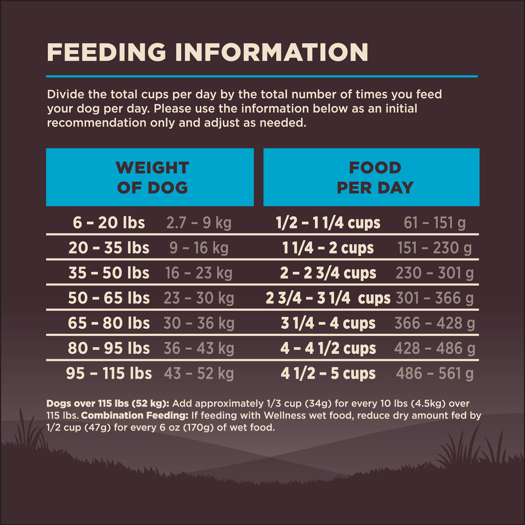 Wellness CORE Dry Dog Food, Wholesome Grains, High Protein, Natural, Ocean Whitefish & Herring Recipe, (22-Pound Bag)