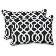 thumbnail image 2 of Pillow Perfect Outdoor/ Indoor New Geo Red Oversized Rectangle Throw Pillow (Set of 2), 2 of 2