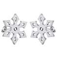 thumbnail image 4 of Stainless steel beautiful lovely Christmas snow small earrings stud, 4 of 4
