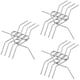 thumbnail image 1 of 15 tijeras para recoger frutas, cortasetos de primavera para jardín, podadora de ramas de resorte, de acero inoxidable blanco., 1 of 6