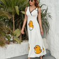 thumbnail image 3 of Fun And Playful Duck Art Sleeveless Dress Women's Summer Suit Dresses for Women 2025 Luxury Party Dress, 3 of 7