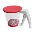 thumbnail image 2 of Taza tamizadora de harina, prensa Manual, de harina, herramienta de cocina, agitador de azúcar glaseado, de harina Manual resistente,, 2 of 10