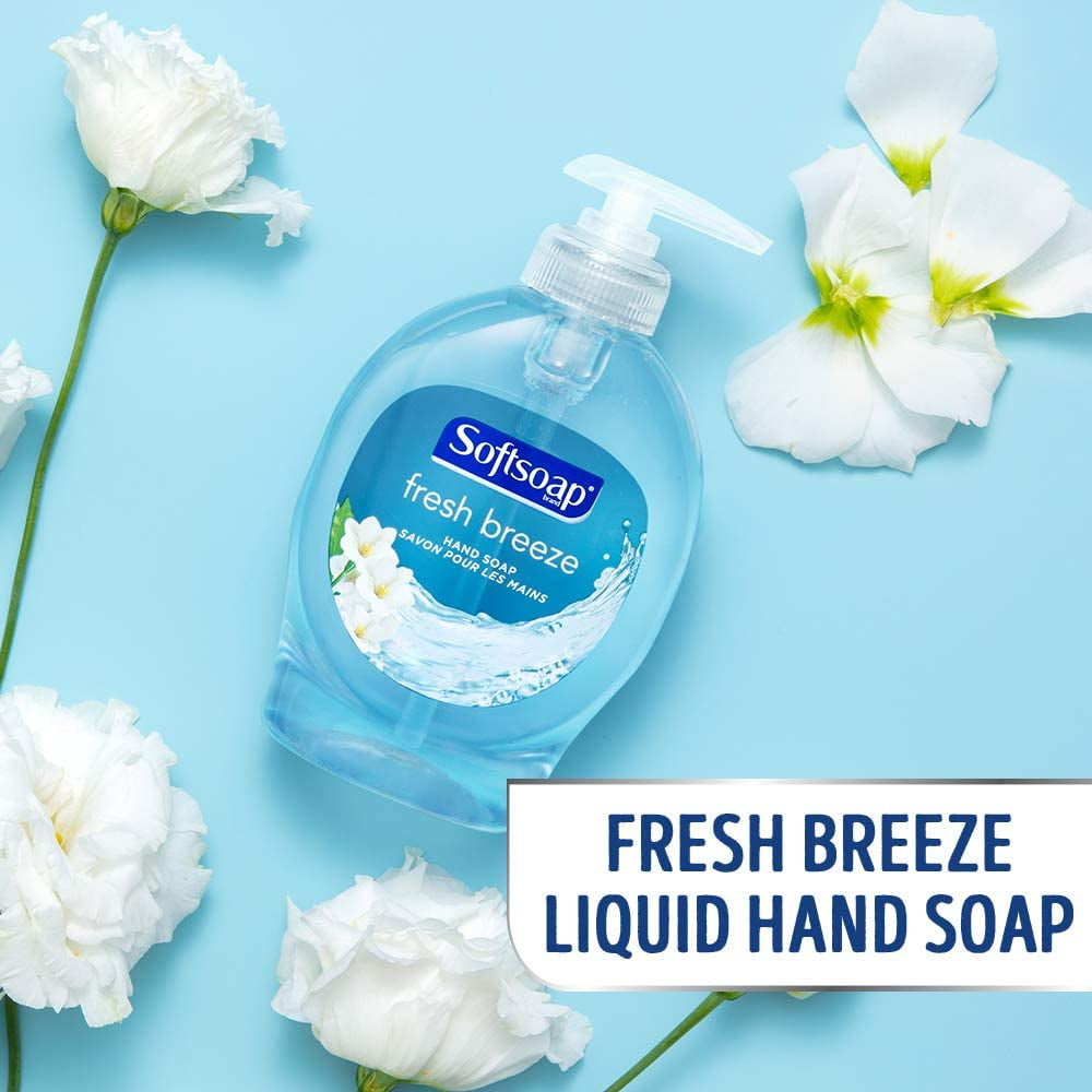 Pack of (6) Colgate-Palmolive Softsoap Hand Soap Fresh Breeze, 7.5 Fl Oz