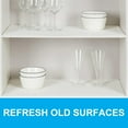thumbnail image 5 of AnTom Snow-White PVC Shelf Liner, Non-Adhesive and Non-Slip Breathable Drawer Liner Mat for Kitchen Cabinet Refrigerator - 12 inches x 20 ft, 5 of 6