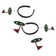 thumbnail image 2 of Diademas para eventos deportivos, diadema con temática de Golf, diadema deportiva para fiesta temática deportiva, 2 uds., 2 of 5