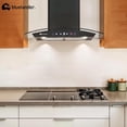 thumbnail image 5 of Campana de Cocina Bluelander Táctil, Acero Inoxidable, Extractora de 3 Velocidades, Filtro de Carbón Activado, Campana para Cocina 90 cm, 110 V, 5 of 5